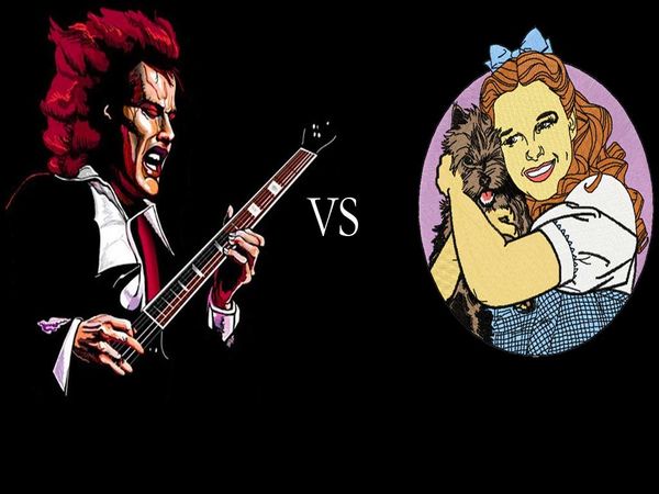Dorothy vs Angus Wizard of Oz pinball vs AC/DC